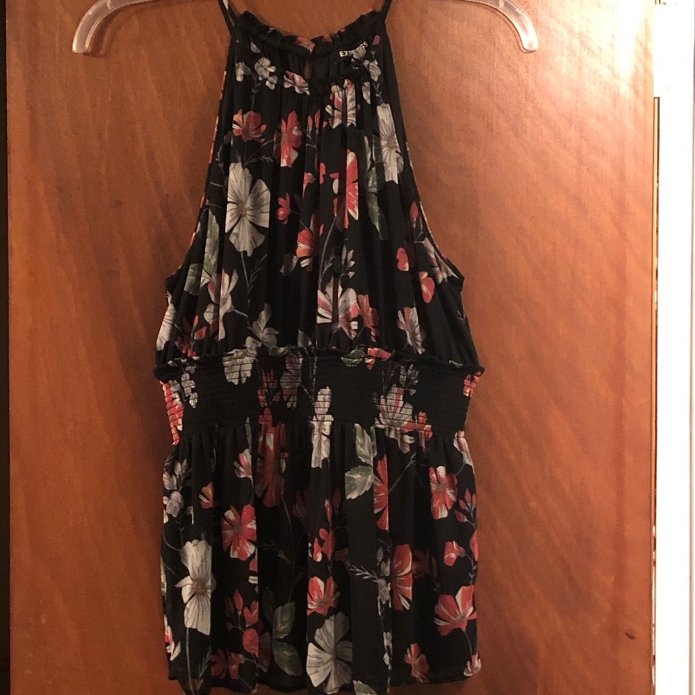 Express Sleevless Peplum Top